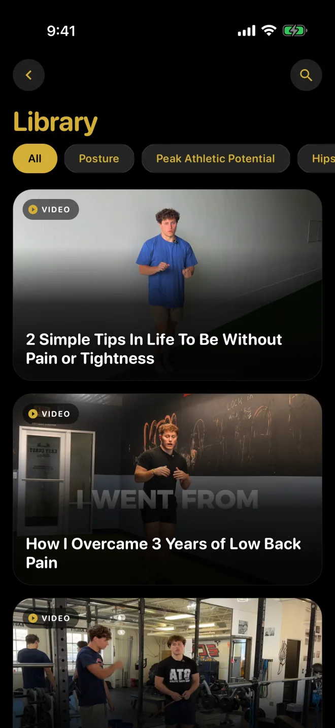 The coach video library